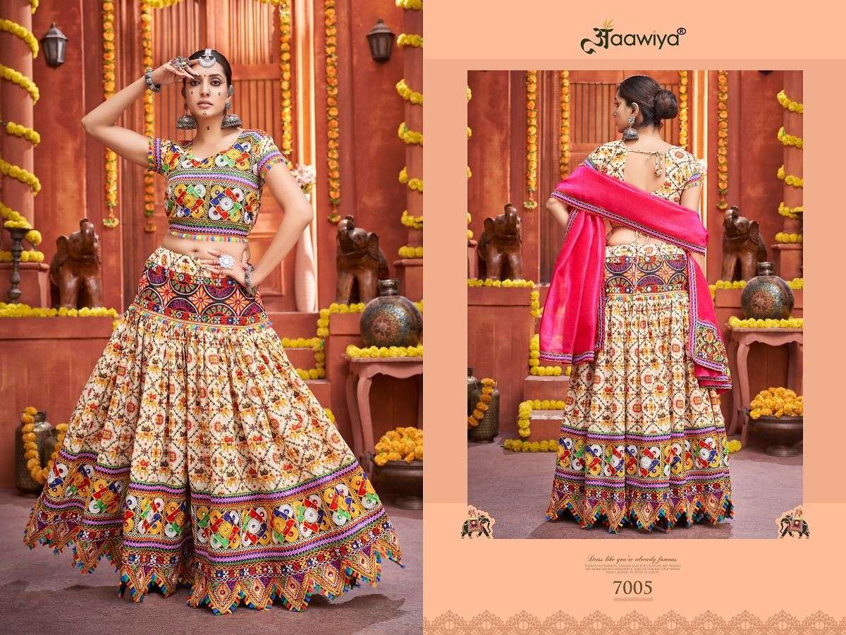 Aawiya Rajwadi Vol 4 Catalog Festive Wear Wholesale Lehenga Choli For Navratri