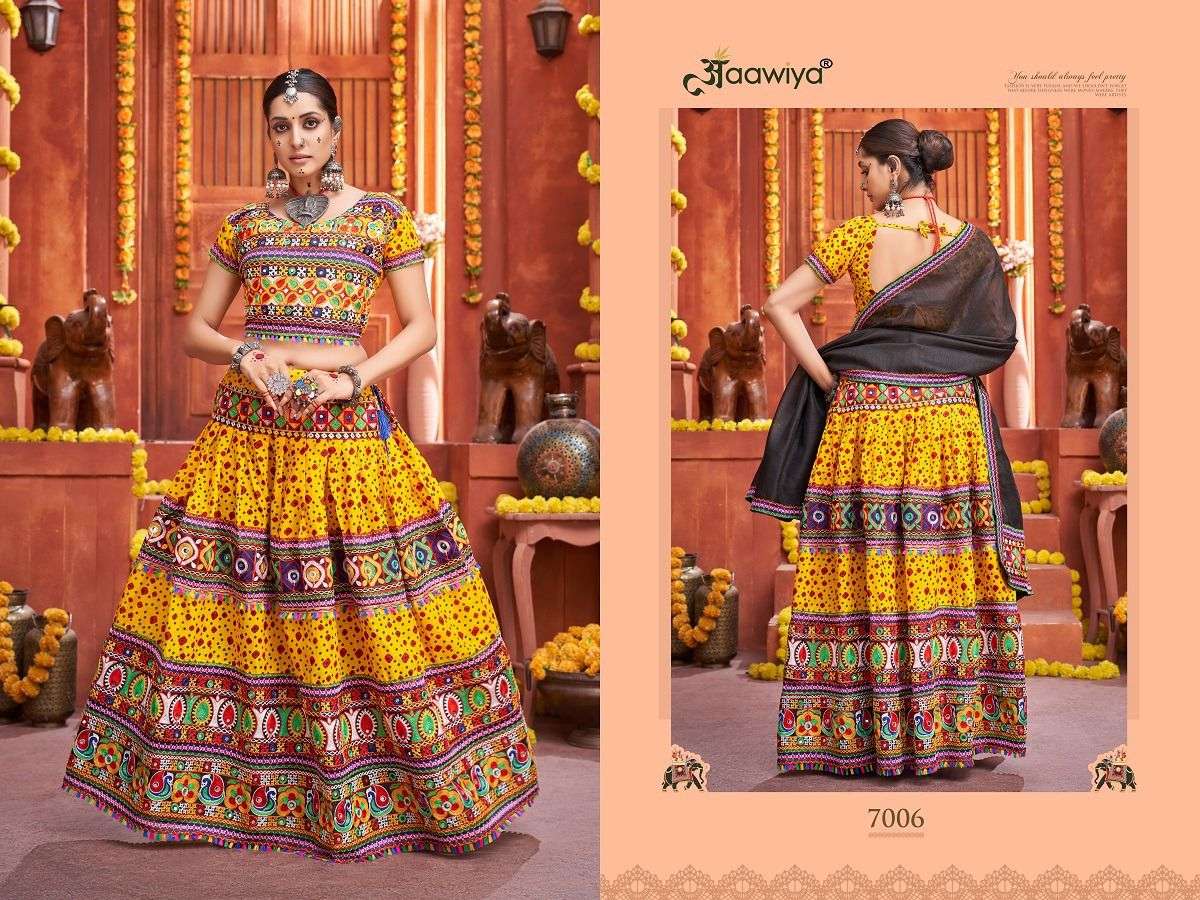 Aawiya Rajwadi Vol 4 Catalog Festive Wear Wholesale Lehenga Choli For Navratri