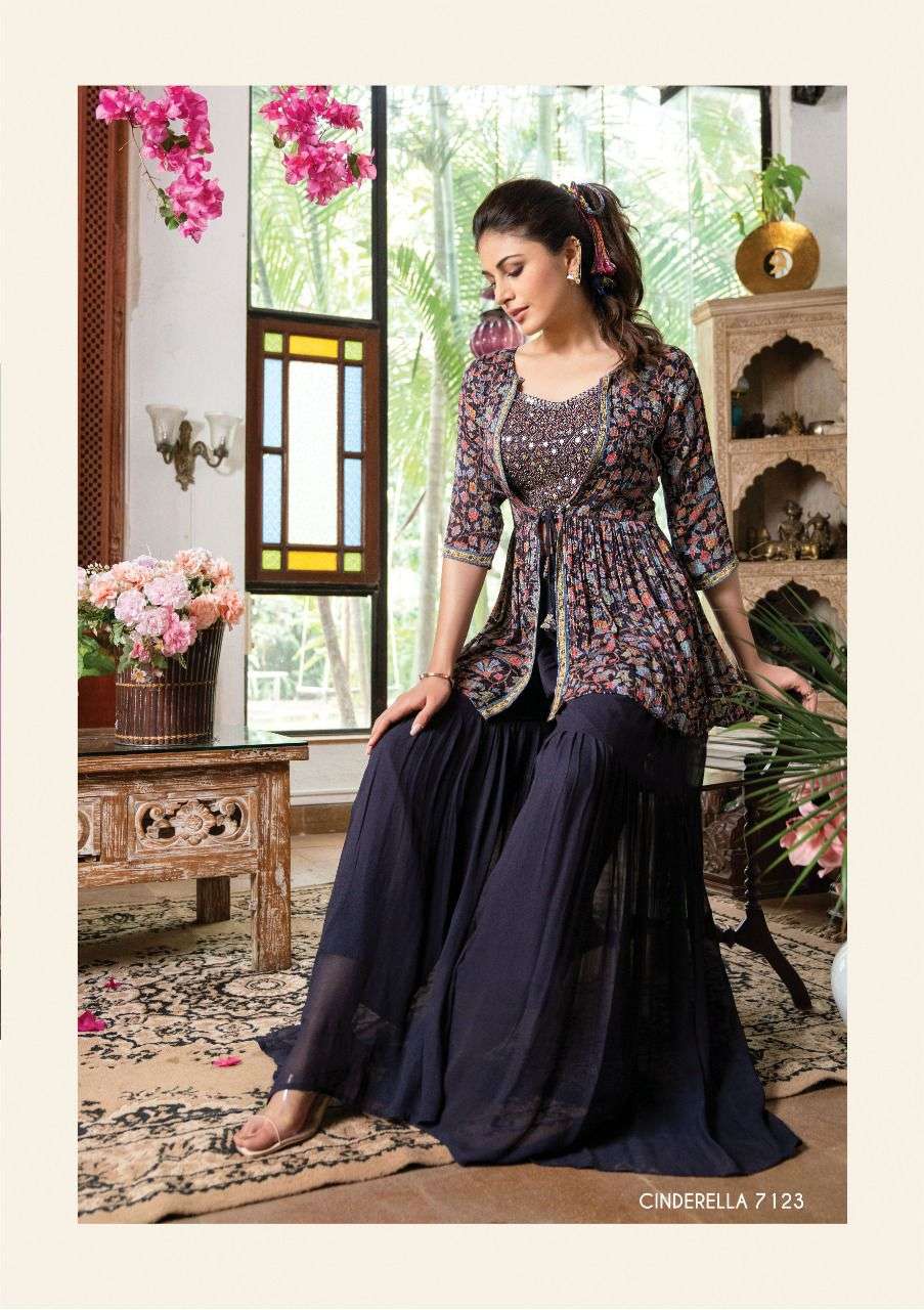 Af Cinderella Vol 2 Catalog Exclusive Wear Wholesale Kurti With Jacket