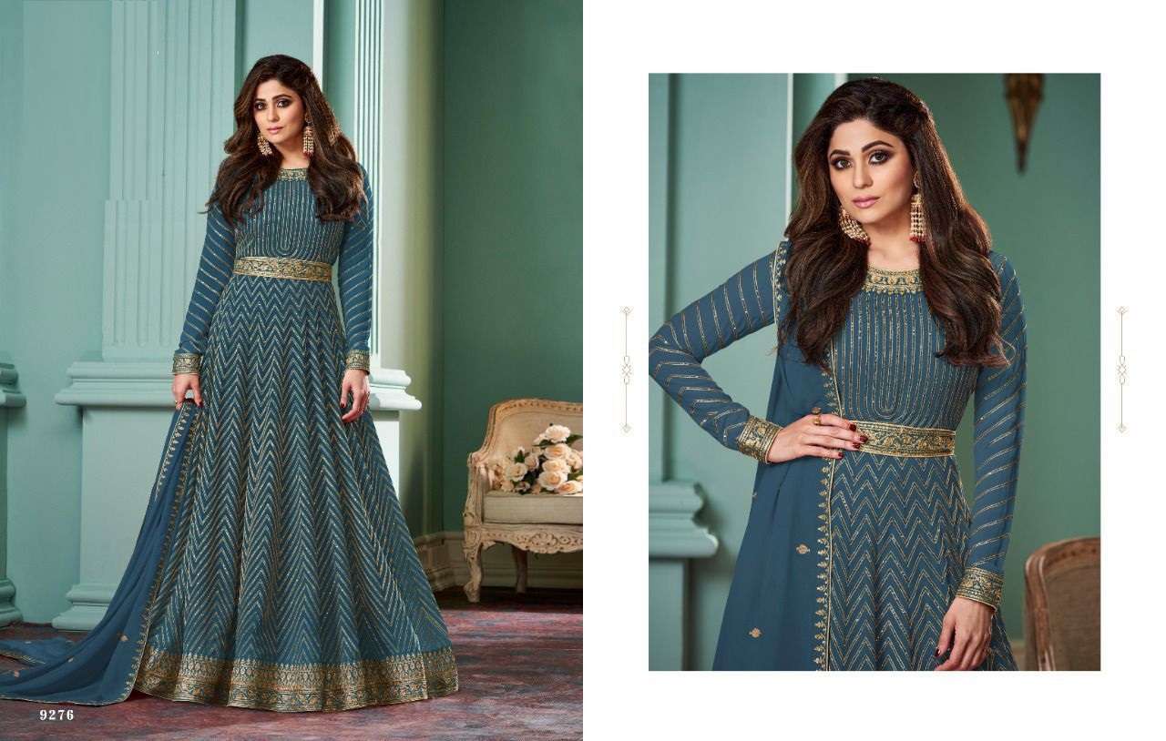 Alizza Signature Catalog Party Wear Embroidery Salwar Kameez Wholesale