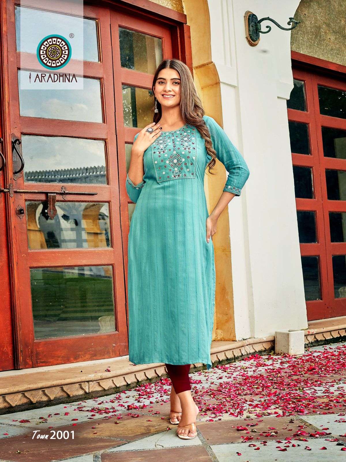 Aradhna Talk Of The Town Vol 2 Catalog Fancy Viscose Long Kurtis Wholesale