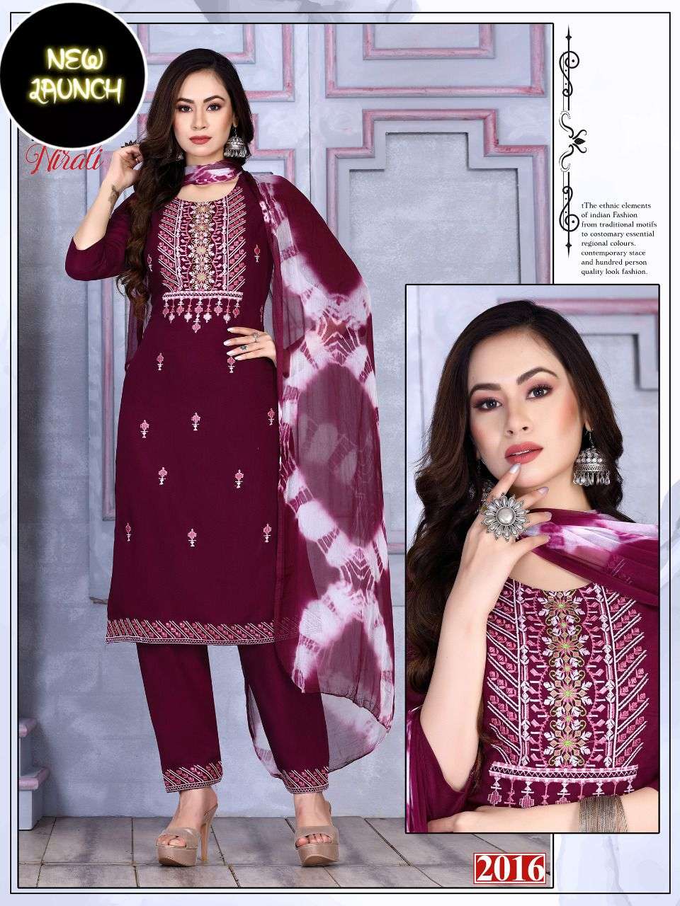 Beauty Nirali Catalog Rayon Top With Bottom Dupatta Wholesale
