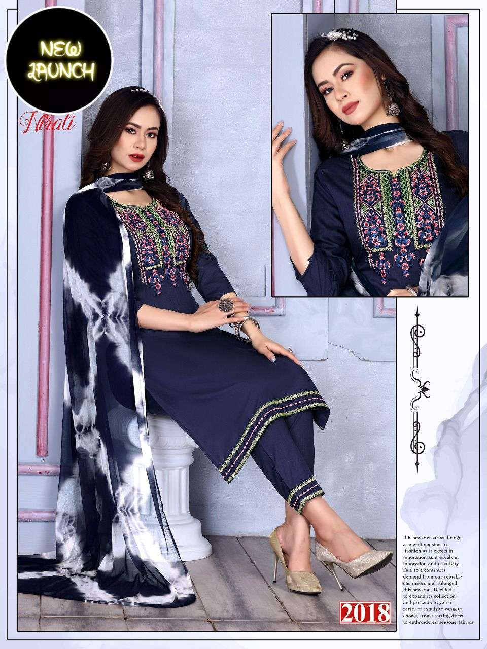 Beauty Nirali Catalog Rayon Top With Bottom Dupatta Wholesale