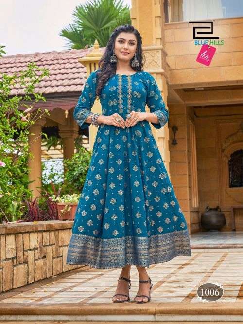 Blue Hills Catch Up Catalog Festive Wear Wholesale Anarkali Kurtis