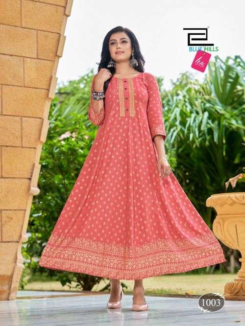 Blue Hills Catch Up Catalog Festive Wear Wholesale Anarkali Kurtis