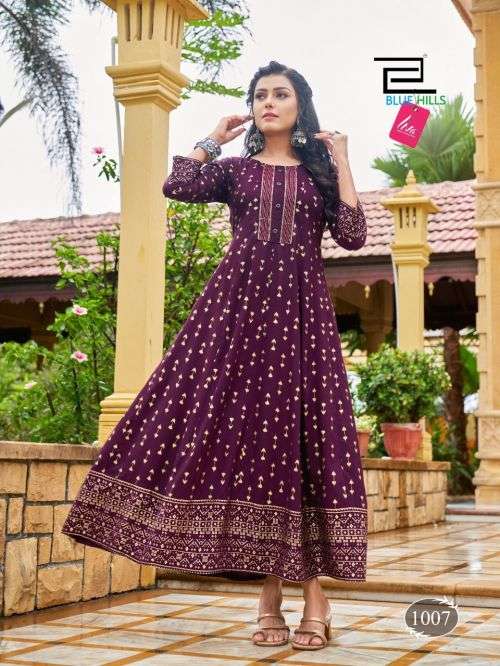 Blue Hills Catch Up Catalog Festive Wear Wholesale Anarkali Kurtis