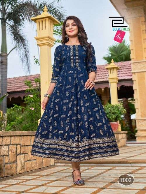 Blue Hills Catch Up Catalog Festive Wear Wholesale Anarkali Kurtis