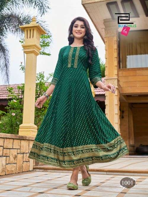 Blue Hills Catch Up Catalog Festive Wear Wholesale Anarkali Kurtis