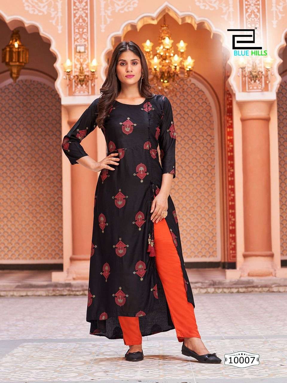 Blue Hills First Date Vol 10 Catalog Rayon Designer Kurtis Wholesale