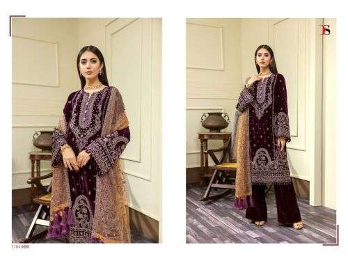 Deepsy Baroque Velvet Collection Catalog Wholesale Pakistani Salwar Suits