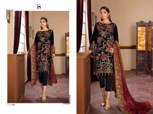 Deepsy Baroque Velvet Collection Catalog Wholesale Pakistani Salwar Suits