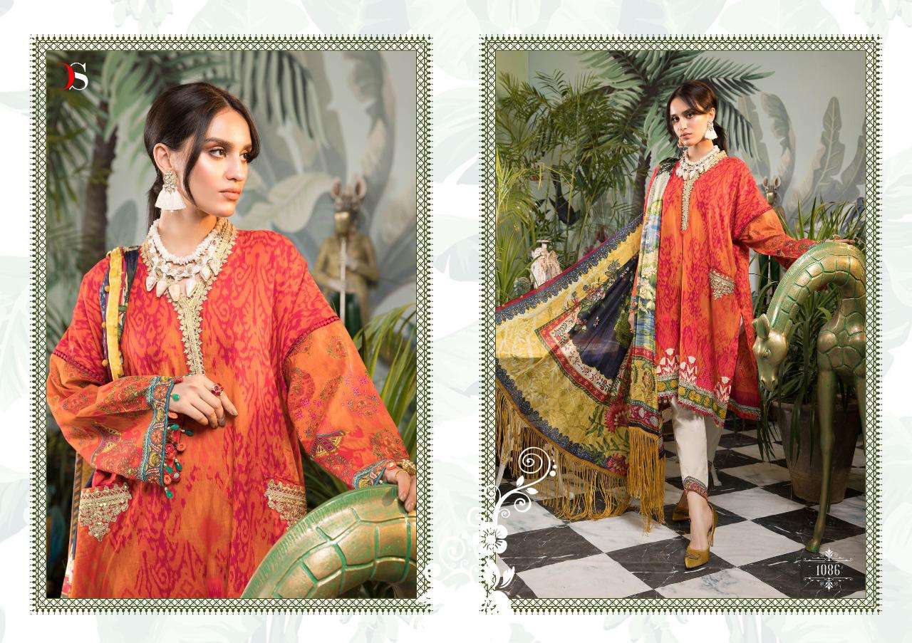 Deepsy Maria B M Print Pashmina Sholl Collection Catalog Salwar Suits Wholesale