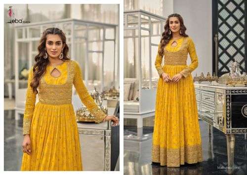 Eba Madhubala Catalog Georgette Designer Wear Pakistani Salwar Suits