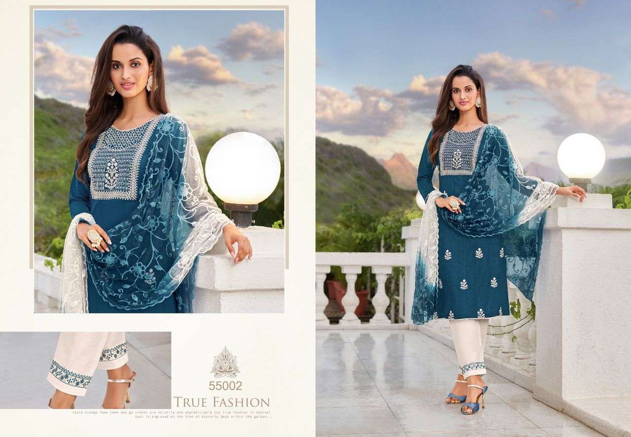 Kapil Trendz Kanika Catalog Silk Cotton Kurti Bottom With Dupatta Wholesale