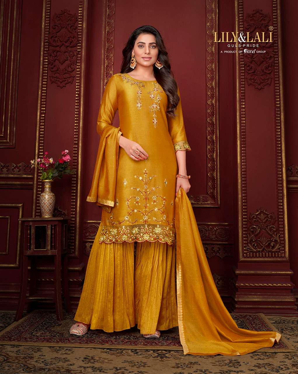 Lily And Lali Malang Catalog Exclusive Ready Made Dress Materials Wholesale