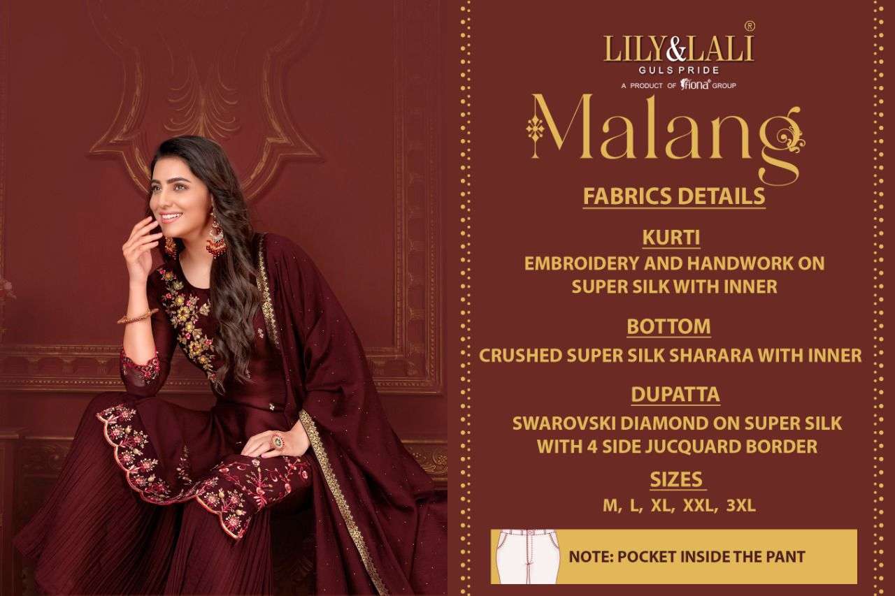 Lily And Lali Malang Catalog Exclusive Ready Made Dress Materials Wholesale