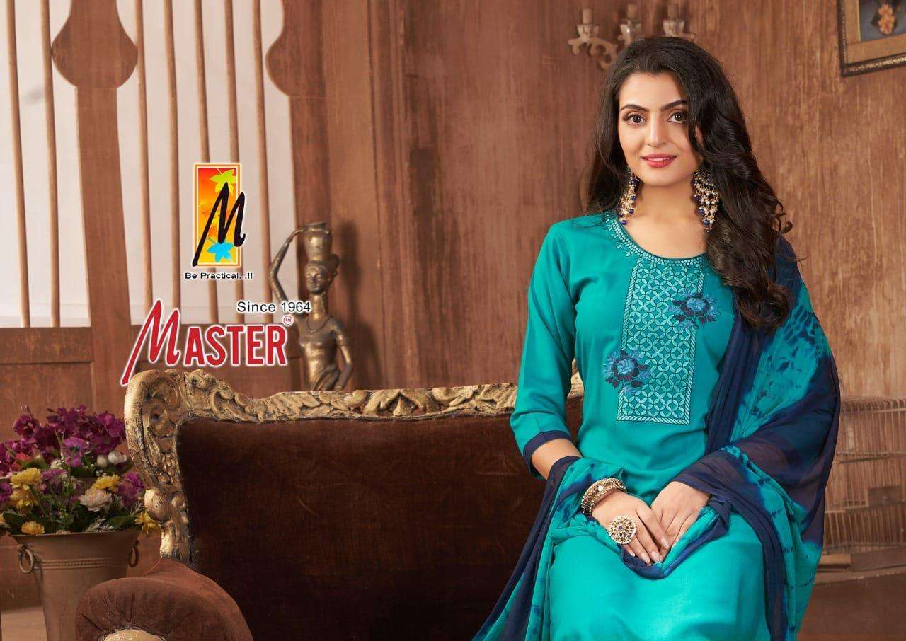 Master Titli Catalog Regular Wear Rayon Kurti Pant With Dupatta Wholesale