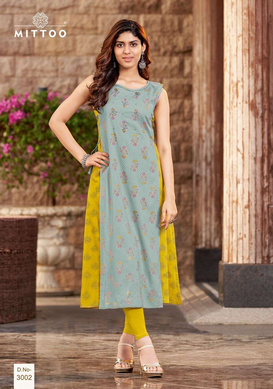 Mittoo Nandini Catalog Rayon Printed Party Wear Anarkali Kurtis Wholesale