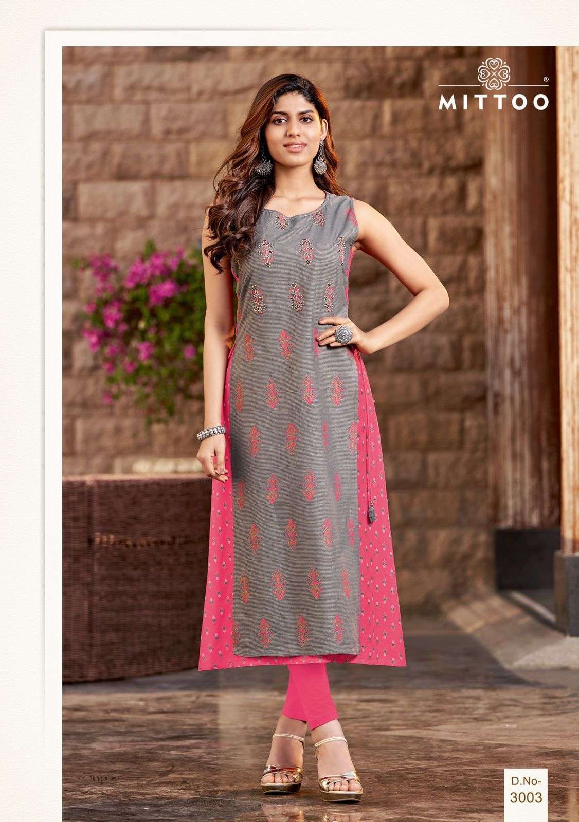 Mittoo Nandini Catalog Rayon Printed Party Wear Anarkali Kurtis Wholesale