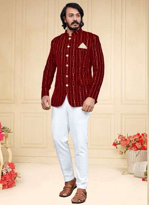 Outlook Vol 85 Catalog Party Wear Wholesale Blazer And Pant For Men