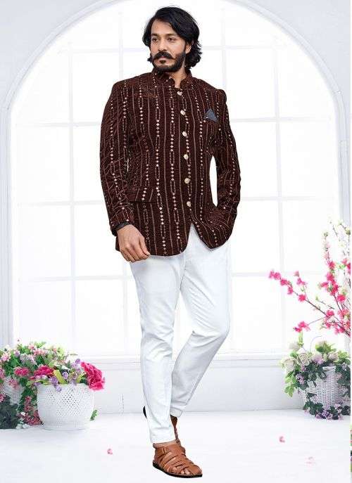 Outlook Vol 85 Catalog Party Wear Wholesale Blazer And Pant For Men