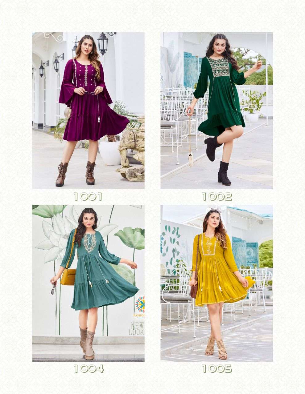 Passion Tree Flair Fly Vol 1 Catalog Designer Tunic Wear Kurti Top Wholesale