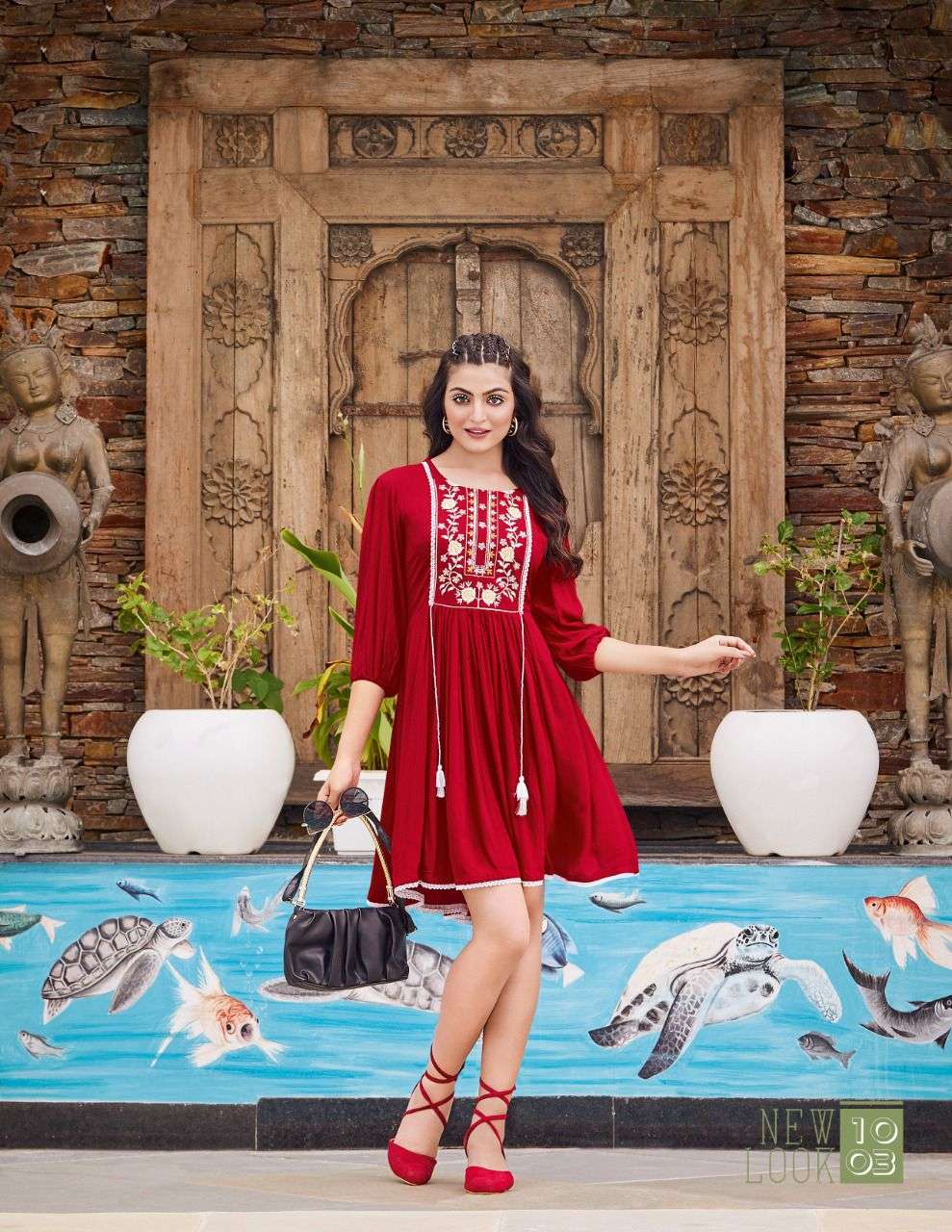 Passion Tree Flair Fly Vol 1 Catalog Designer Tunic Wear Kurti Top Wholesale