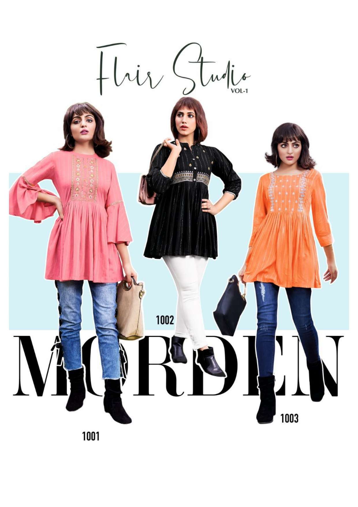 Passion Tree Flair Studio Vol 1 Catalog Designer Tunic Wear Top Wholesale