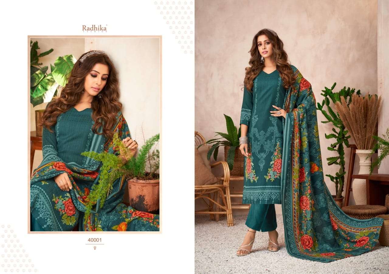 Radhika Sumyra Hayaana Catalog Pashmina Dress Materials Wholesale