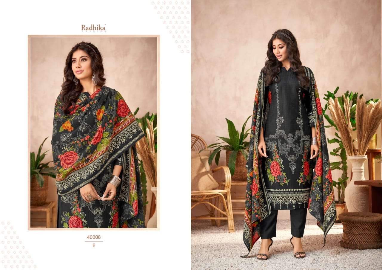 Radhika Sumyra Hayaana Catalog Pashmina Dress Materials Wholesale