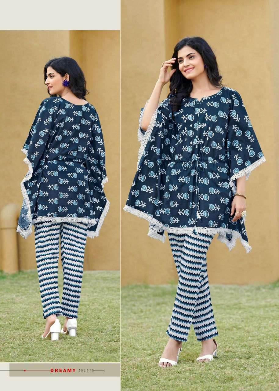 Rangjyot Eliza Catalog Stylish printed Kaptan With Pent