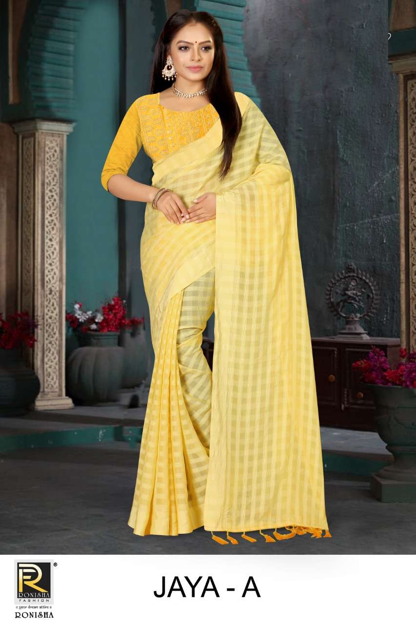 Ronisha Hema Catalog Casual Georgette Sarees Wholesale