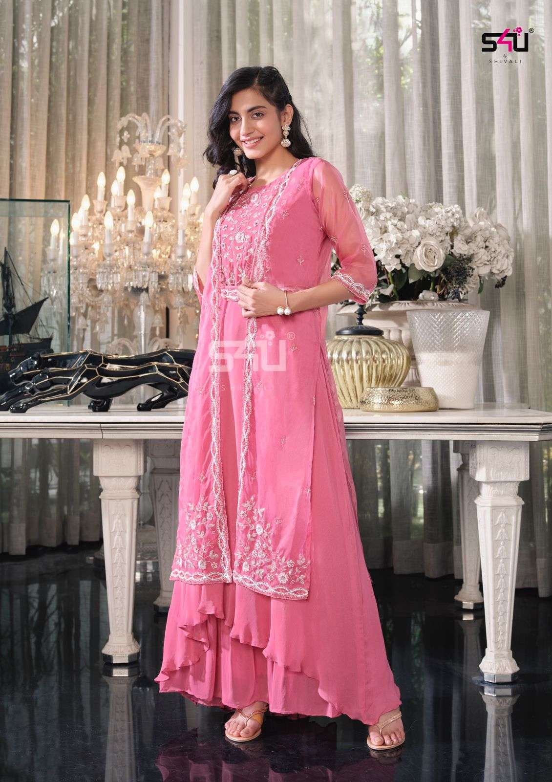S4u Kitty Party Catalog Fancy Designer Ready Made Dress Wholesale