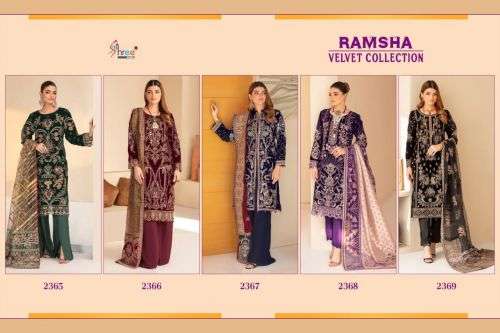 Shree Ramsha Velvet Collection Exclusive Pakistani Salwar Suits