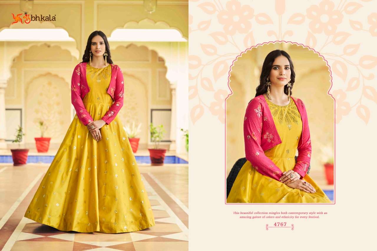 Shubhkala Flory Vol 22 Catalog Exclusive Wear Anarkali Gown Wholesale