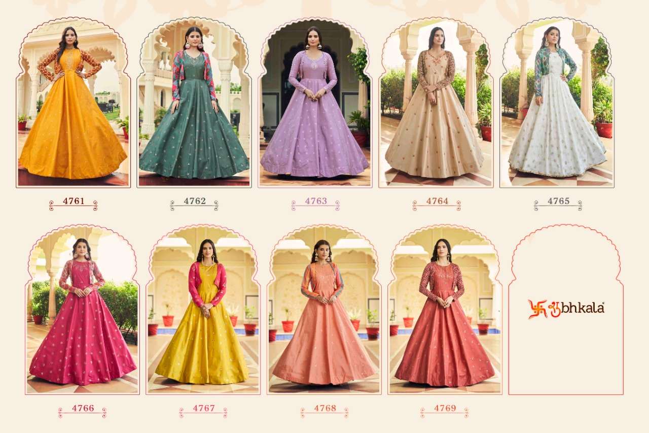 Shubhkala Flory Vol 22 Catalog Exclusive Wear Anarkali Gown Wholesale