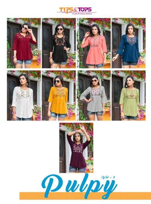 Tips & Tops Pulpy Vol 9 Catalog Fancy Wholesale Western Tops