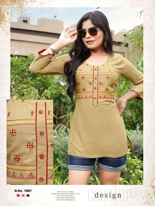 Trendy Honey Vol 2 Catalog Party Wear Western Top Wholesale