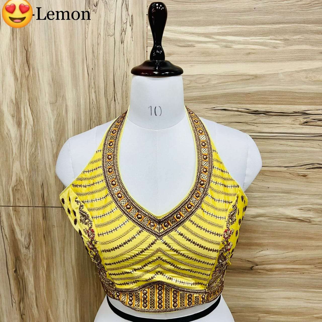 Western Look halter Neck Codding Sequence With Multy Thread Blouse Wholesale
