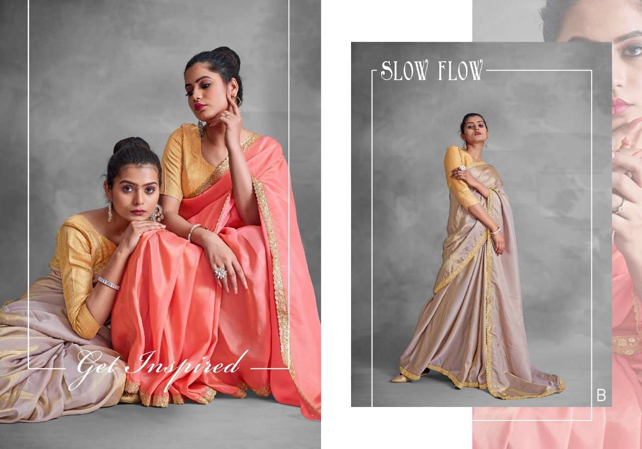Ynf Aamran Catalog Organza Satin Festive Wear Sarees Wholesale
