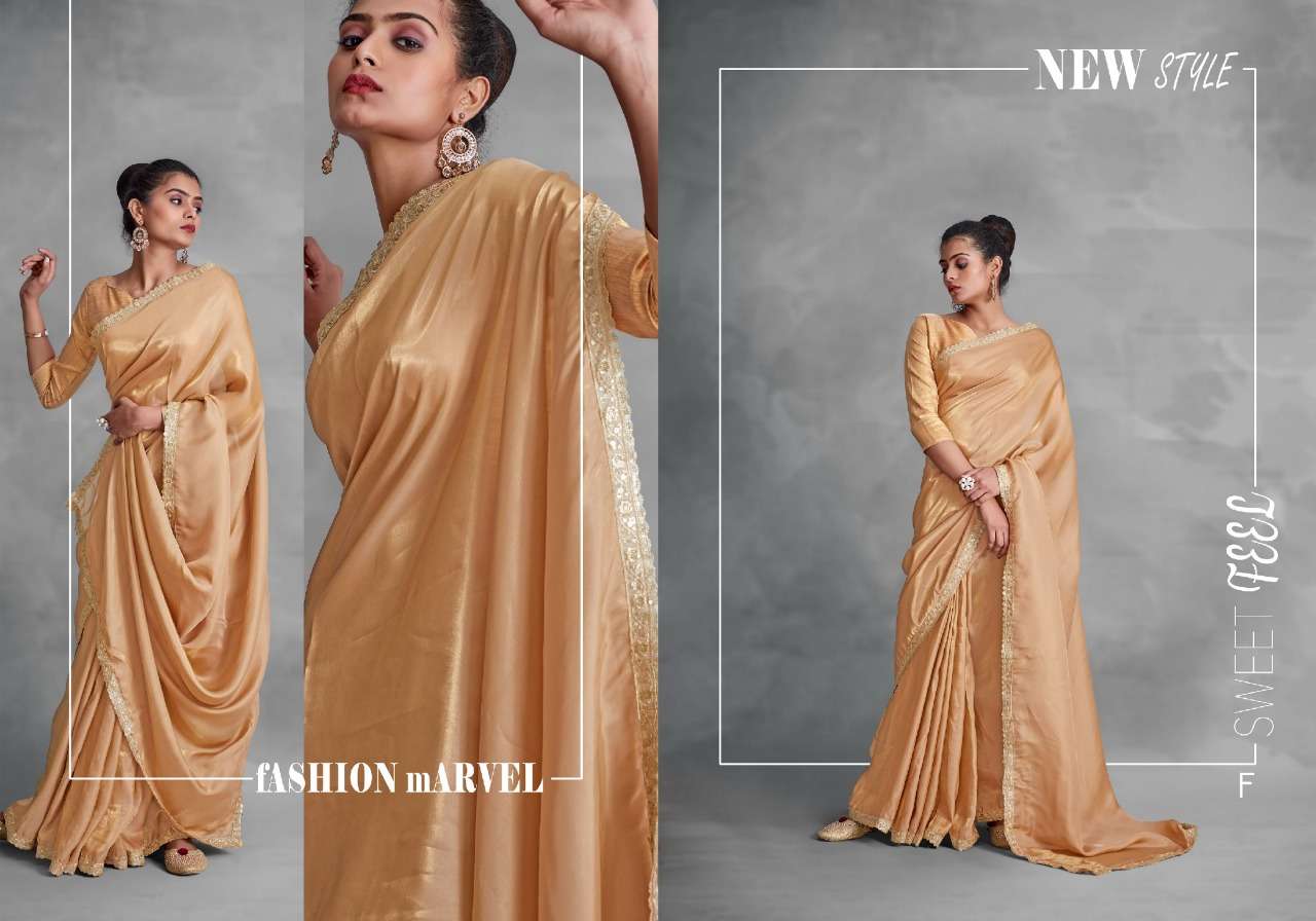 Ynf Aamran Catalog Organza Satin Festive Wear Sarees Wholesale