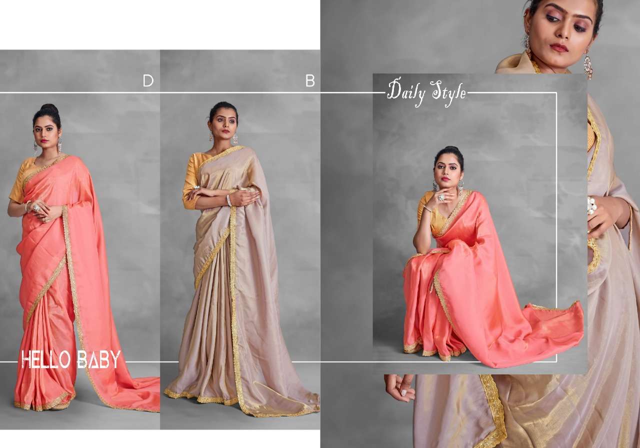 Ynf Aamran Catalog Organza Satin Festive Wear Sarees Wholesale
