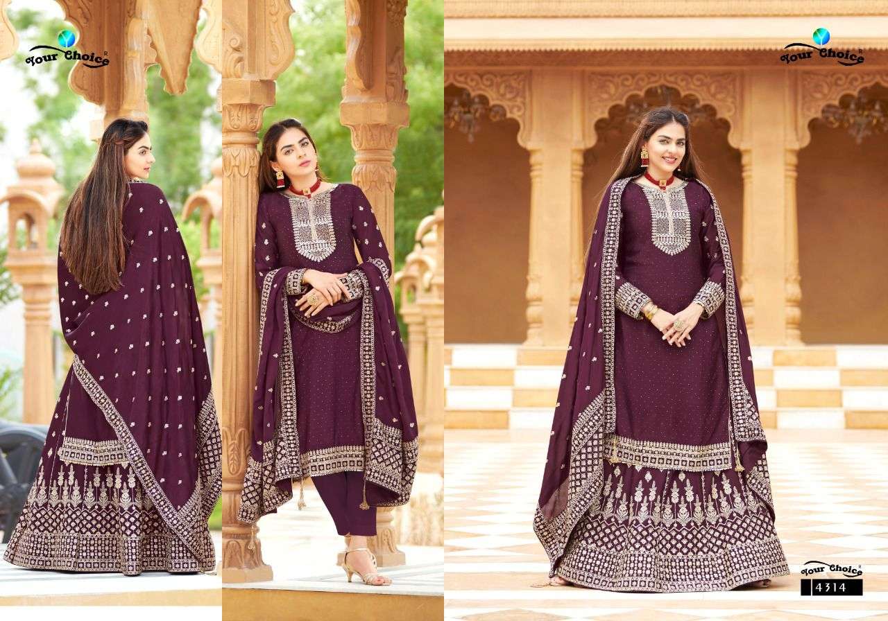 Your Choice Senorita Plus Catalog Designer Salwar Kameez Wholesale
