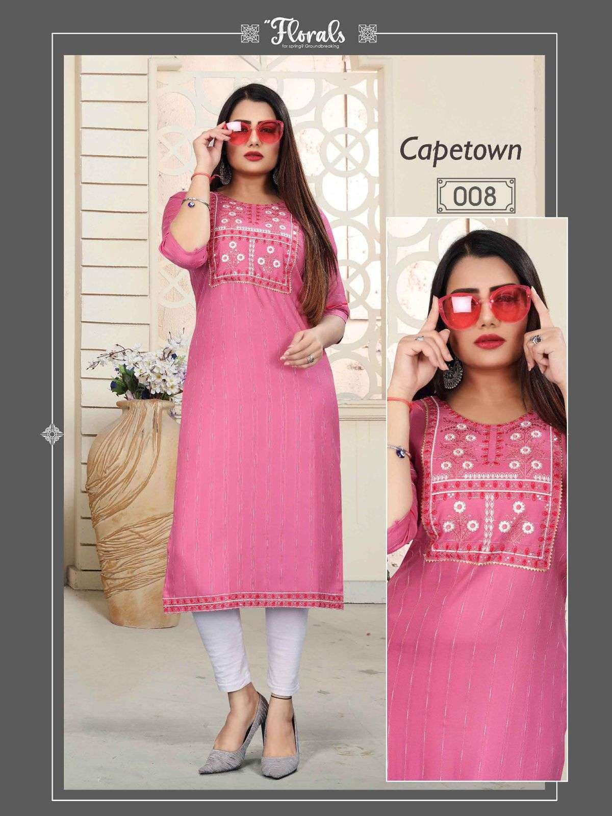 Beauty Queen Capetown Vol 2 Catalog Fancy Heavy Rayon Kurtis Wholesale