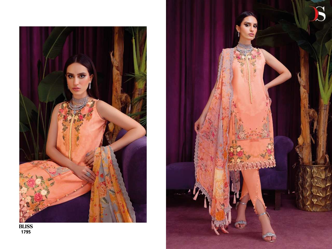 Deepsy Bliss Vol 4 Kiki Catalog Pashmina Wear Pakistani Salwar Suits Wholesale