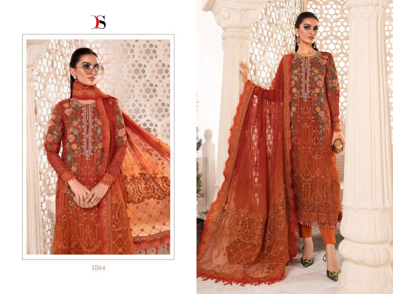 Deepsy Maria B Chiffon Vol 22 Catalog Pakistani Salwar Suits Wholesale