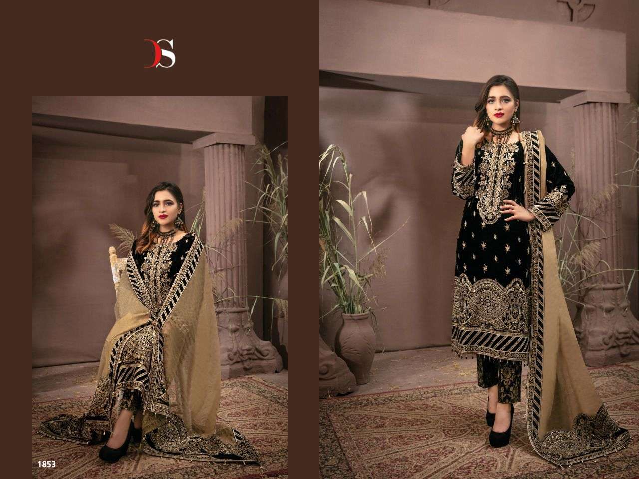 Deepsy Rangrasiya Velvet Collection Nx Catalog Pakistani Salwar Suits Wholesale
