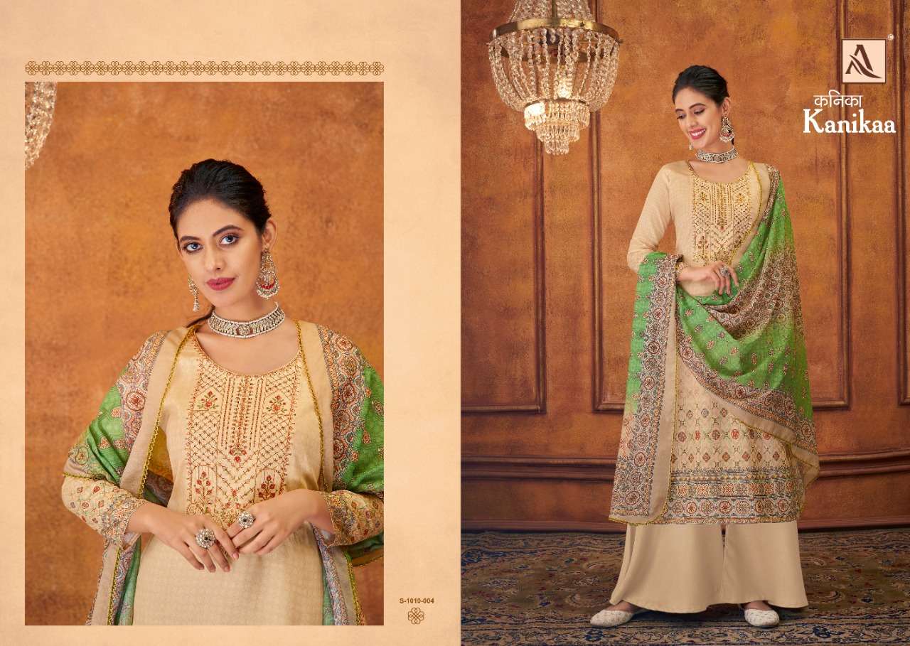 Alok Kanikaa Catalog Fancy Cotton Dress Materials Wholesale