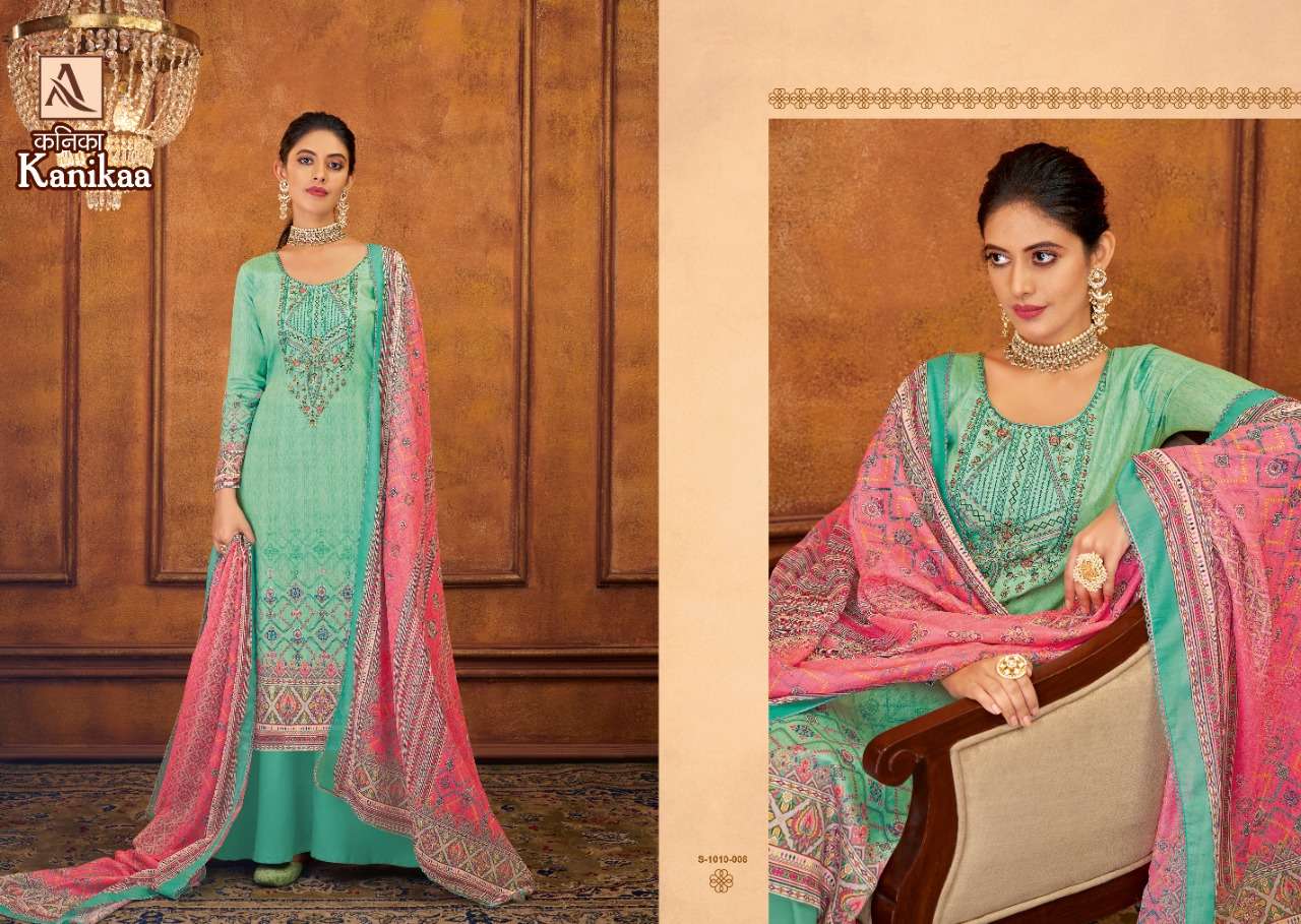 Alok Kanikaa Catalog Fancy Cotton Dress Materials Wholesale
