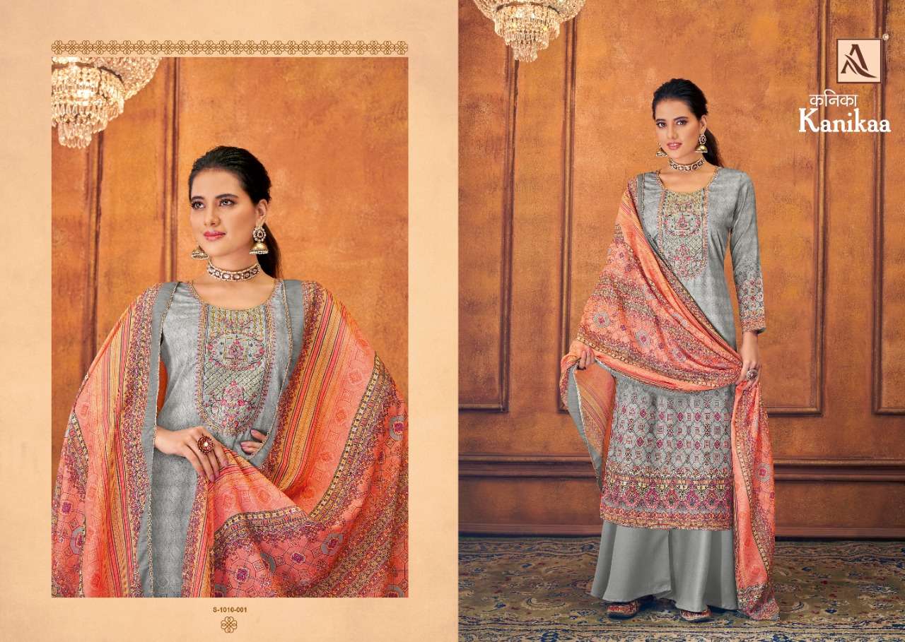 Alok Kanikaa Catalog Fancy Cotton Dress Materials Wholesale